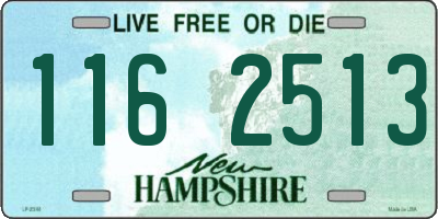 NH license plate 1162513
