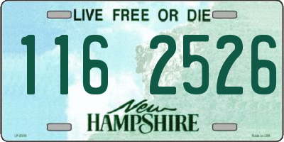 NH license plate 1162526