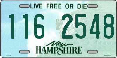 NH license plate 1162548