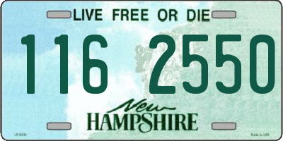 NH license plate 1162550