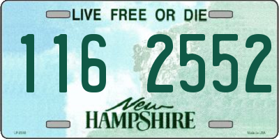 NH license plate 1162552