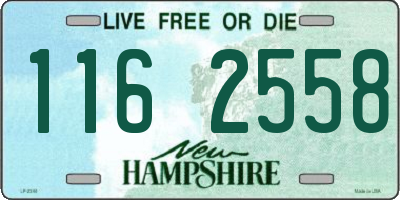 NH license plate 1162558