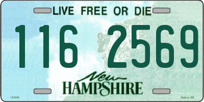 NH license plate 1162569