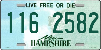 NH license plate 1162582