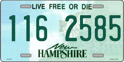 NH license plate 1162585