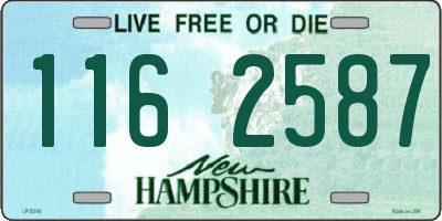 NH license plate 1162587