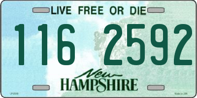 NH license plate 1162592