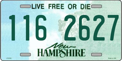NH license plate 1162627