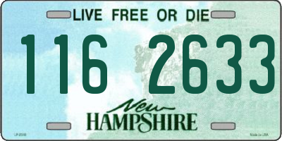 NH license plate 1162633