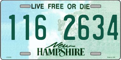 NH license plate 1162634