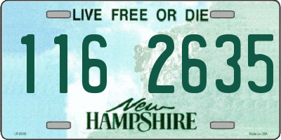 NH license plate 1162635