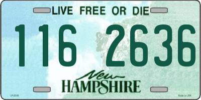 NH license plate 1162636