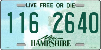 NH license plate 1162640