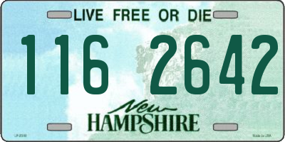 NH license plate 1162642