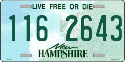 NH license plate 1162643