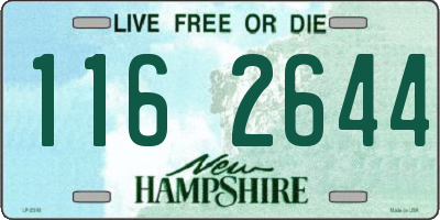 NH license plate 1162644
