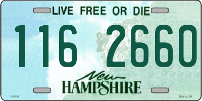 NH license plate 1162660