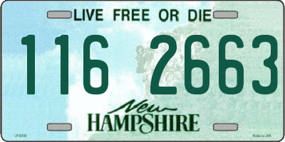 NH license plate 1162663