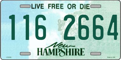 NH license plate 1162664
