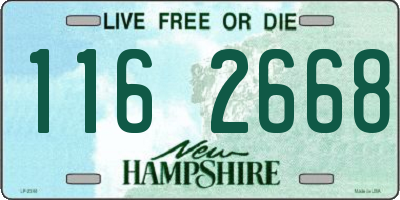 NH license plate 1162668