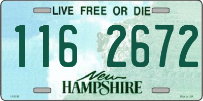NH license plate 1162672
