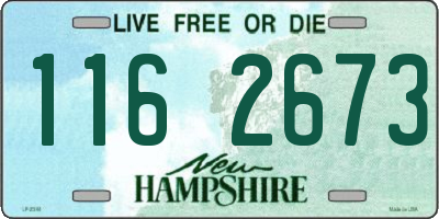 NH license plate 1162673