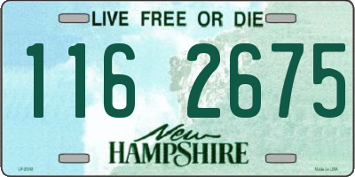 NH license plate 1162675