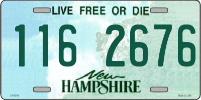 NH license plate 1162676