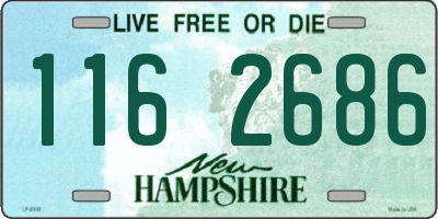NH license plate 1162686