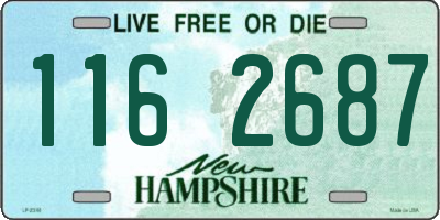NH license plate 1162687