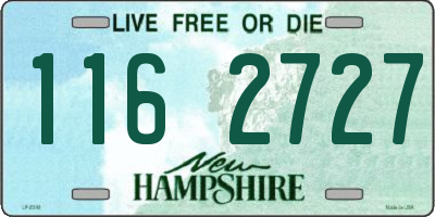 NH license plate 1162727