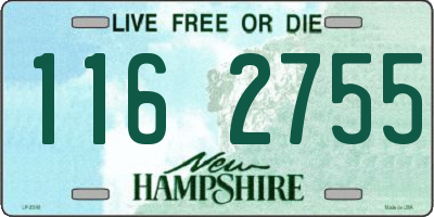 NH license plate 1162755