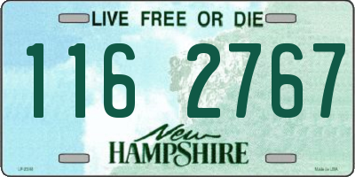NH license plate 1162767