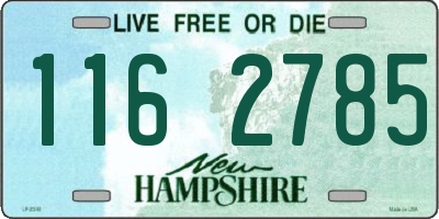 NH license plate 1162785