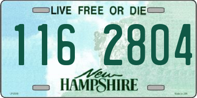 NH license plate 1162804