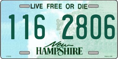 NH license plate 1162806