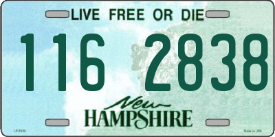 NH license plate 1162838