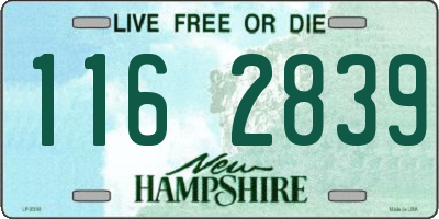 NH license plate 1162839