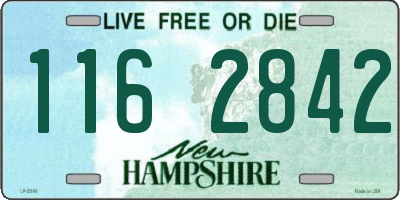 NH license plate 1162842
