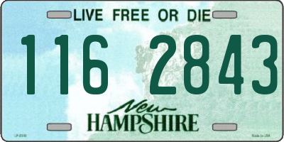 NH license plate 1162843