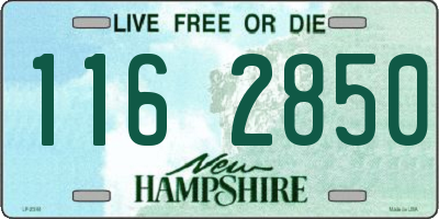 NH license plate 1162850