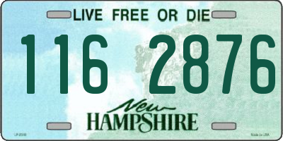 NH license plate 1162876