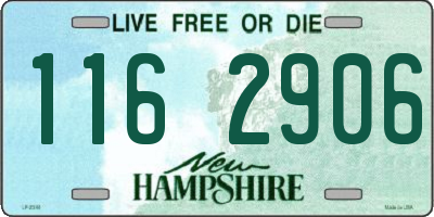 NH license plate 1162906
