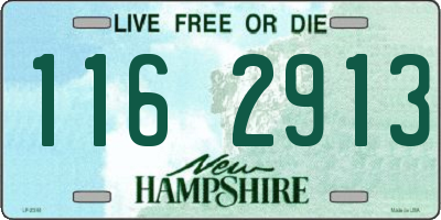 NH license plate 1162913
