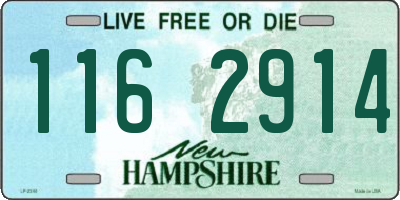 NH license plate 1162914