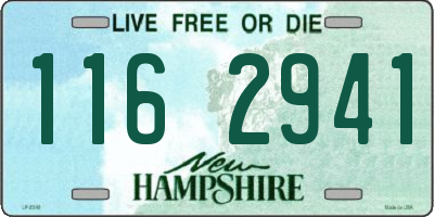 NH license plate 1162941