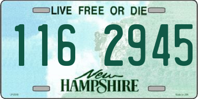 NH license plate 1162945