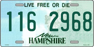 NH license plate 1162968