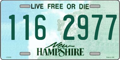NH license plate 1162977
