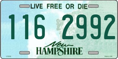 NH license plate 1162992